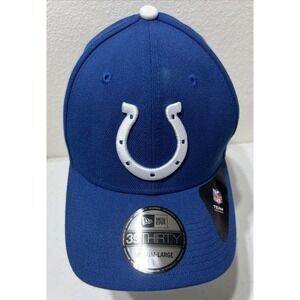 Indianapolis Colts OTC New Era 39THIRTY Fitted Cap Size Medium-Large Polyester